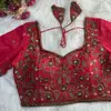 Tew Heavy Pure Soft Pure Cosmos Silk Blouses Wholesale Suppliers In Mumbai